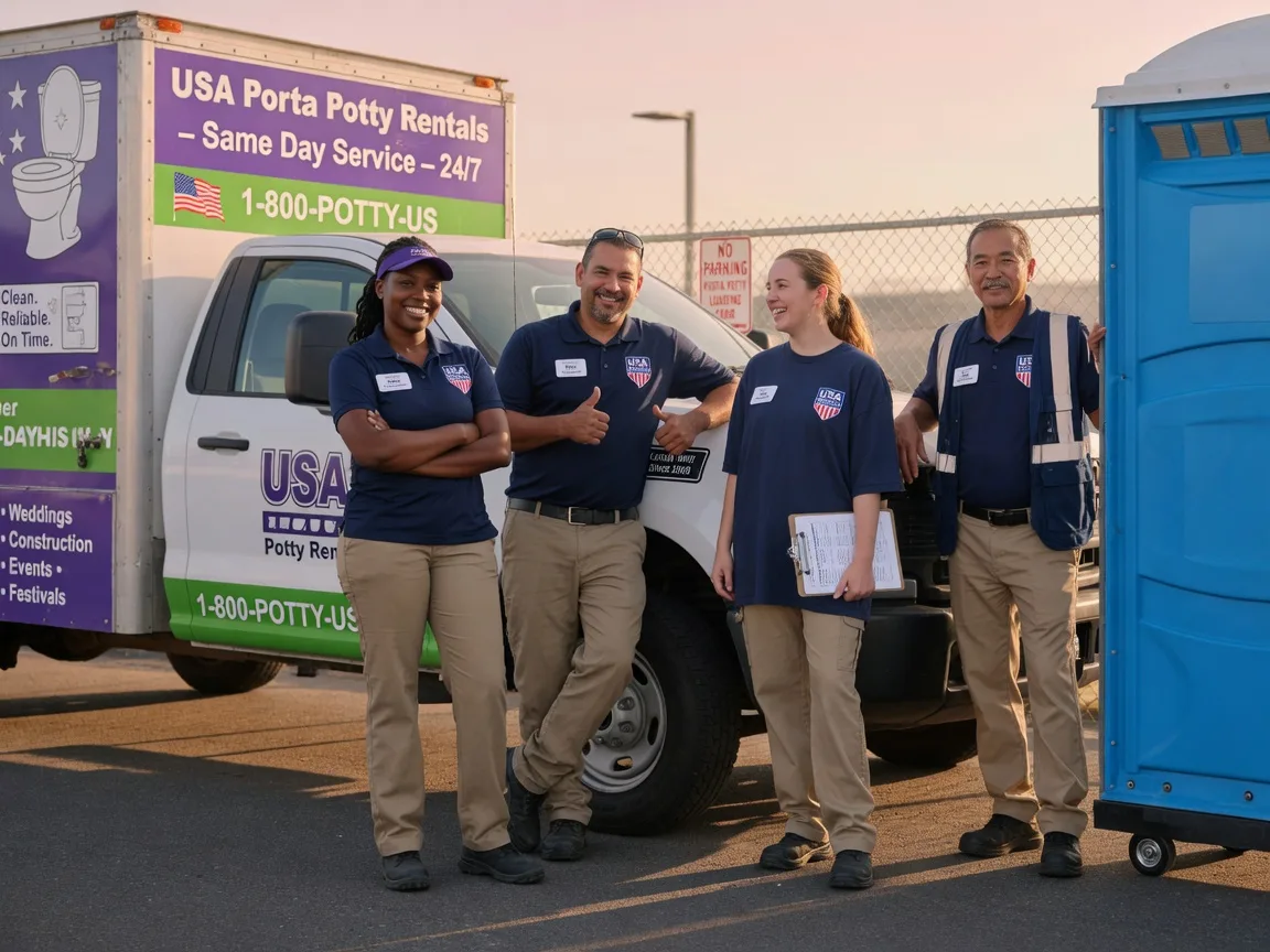 Porta Potty Rental company in Pearland, TX
